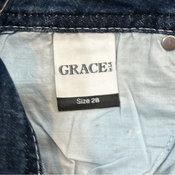 Grace in LA Jean Shorts Size 28 - Picture 10 of 10